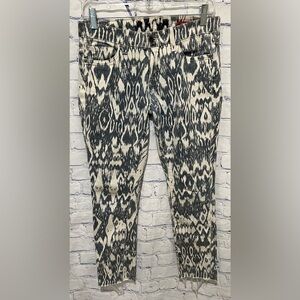Lucky Brand Jeans Women’s Size Ankle Blue & White Pants Denim 30x25